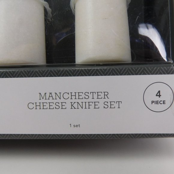 Threshold Manchester Cheese Knife Set (4 Pieces) New - Picture 3 of 5
